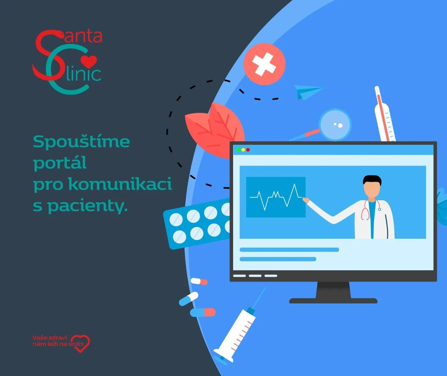 SantaClinic spouští online komunikaci s pacienty